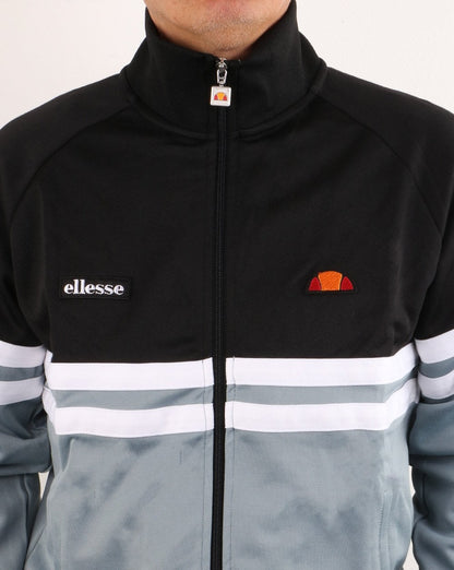 Ellesse Rimini Track Top Black/Grey/White