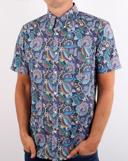Pretty Green Liberty Shirt Navy
