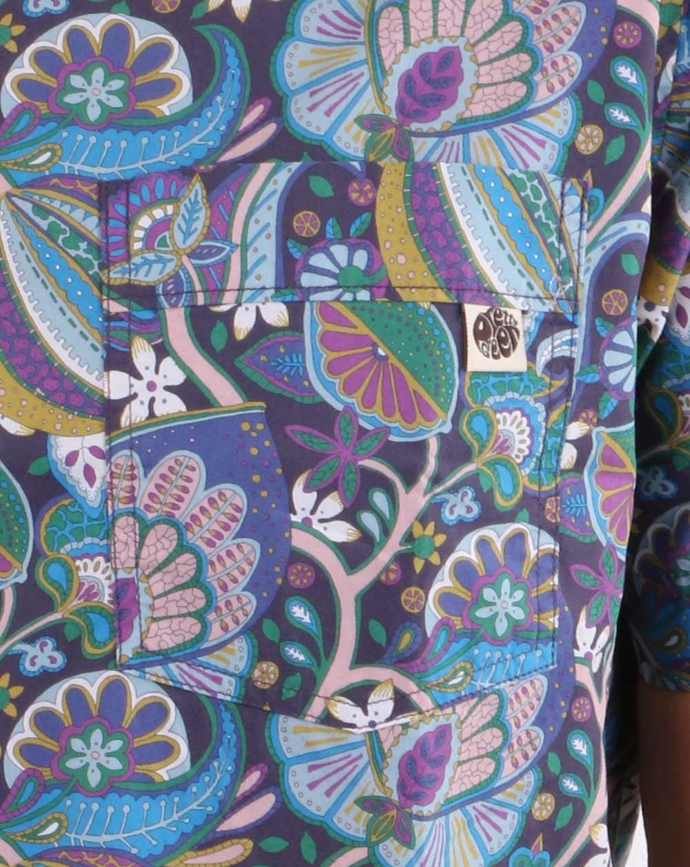 Pretty Green Liberty Shirt Navy