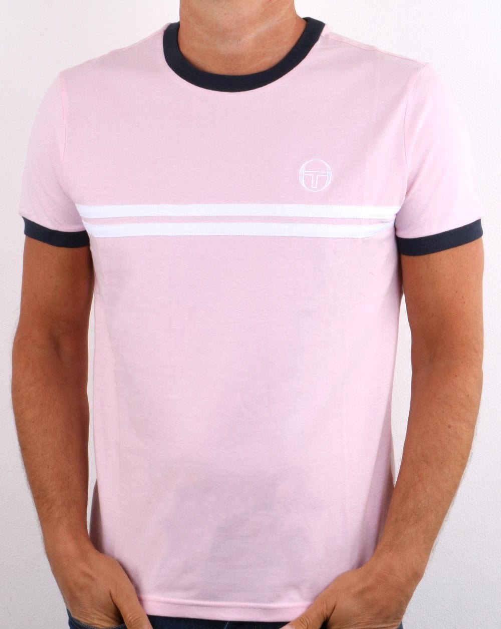 Sergio Tacchini Supermac T-shirt Pink/white