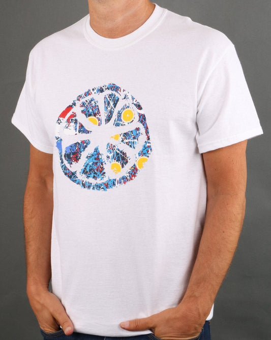 80s Casual Classics 80s Casuals - Jackson Roses No.5 T-shirt White