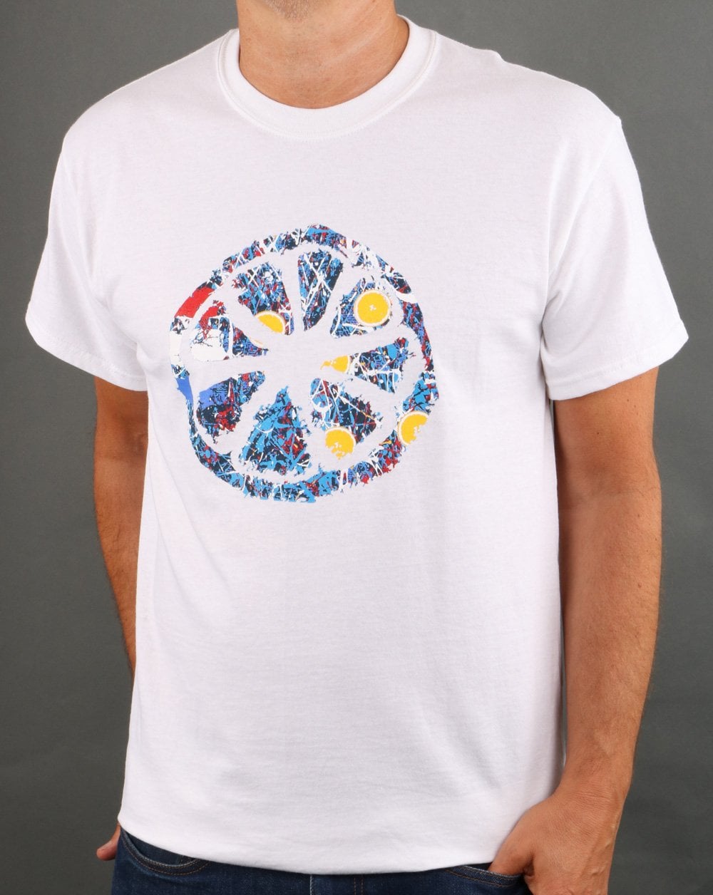 80s Casuals - Jackson Roses No.5 T-shirt White