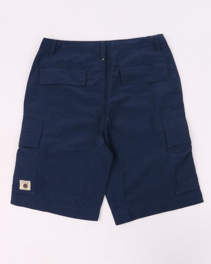 Pretty Green Combat Cargo Shorts Navy