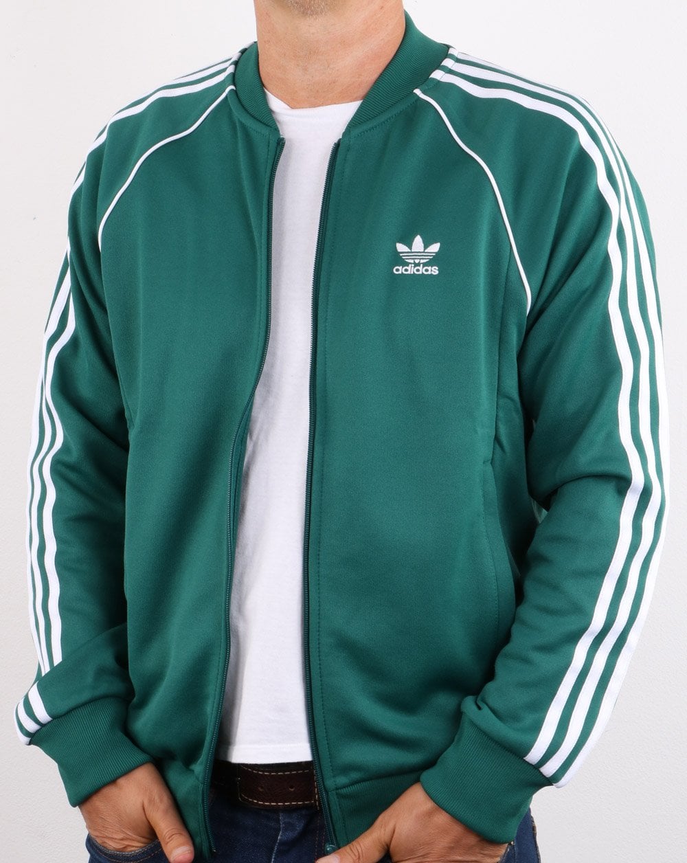 Adidas Originals Superstar Track Top Noble Green 80's Casual Classics Adidas Originals Superstar Track Top Noble Green 80's Casual Classics