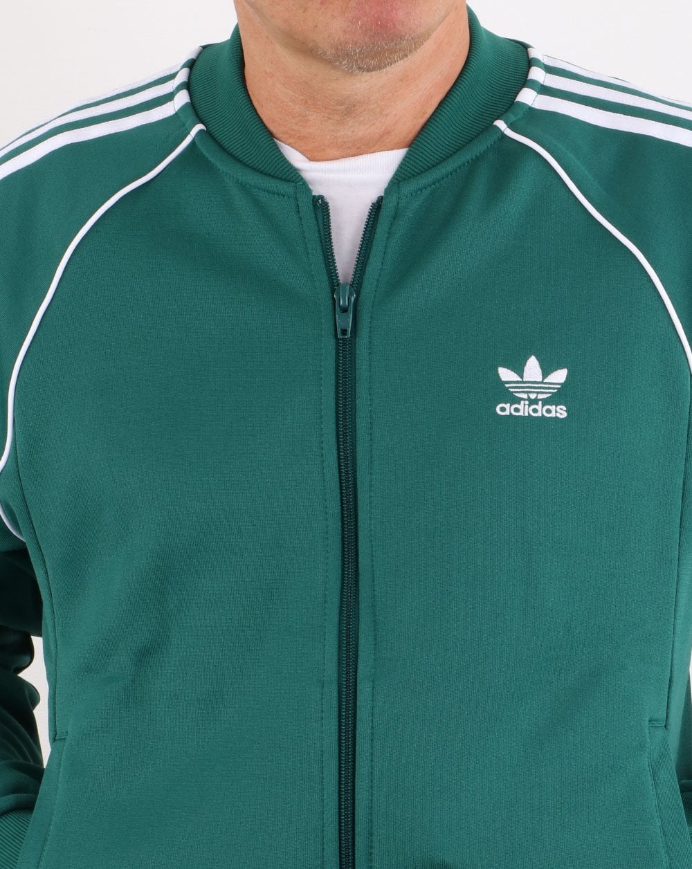 Adidas Originals Superstar Track Top Noble Green – 80's Casual Classics