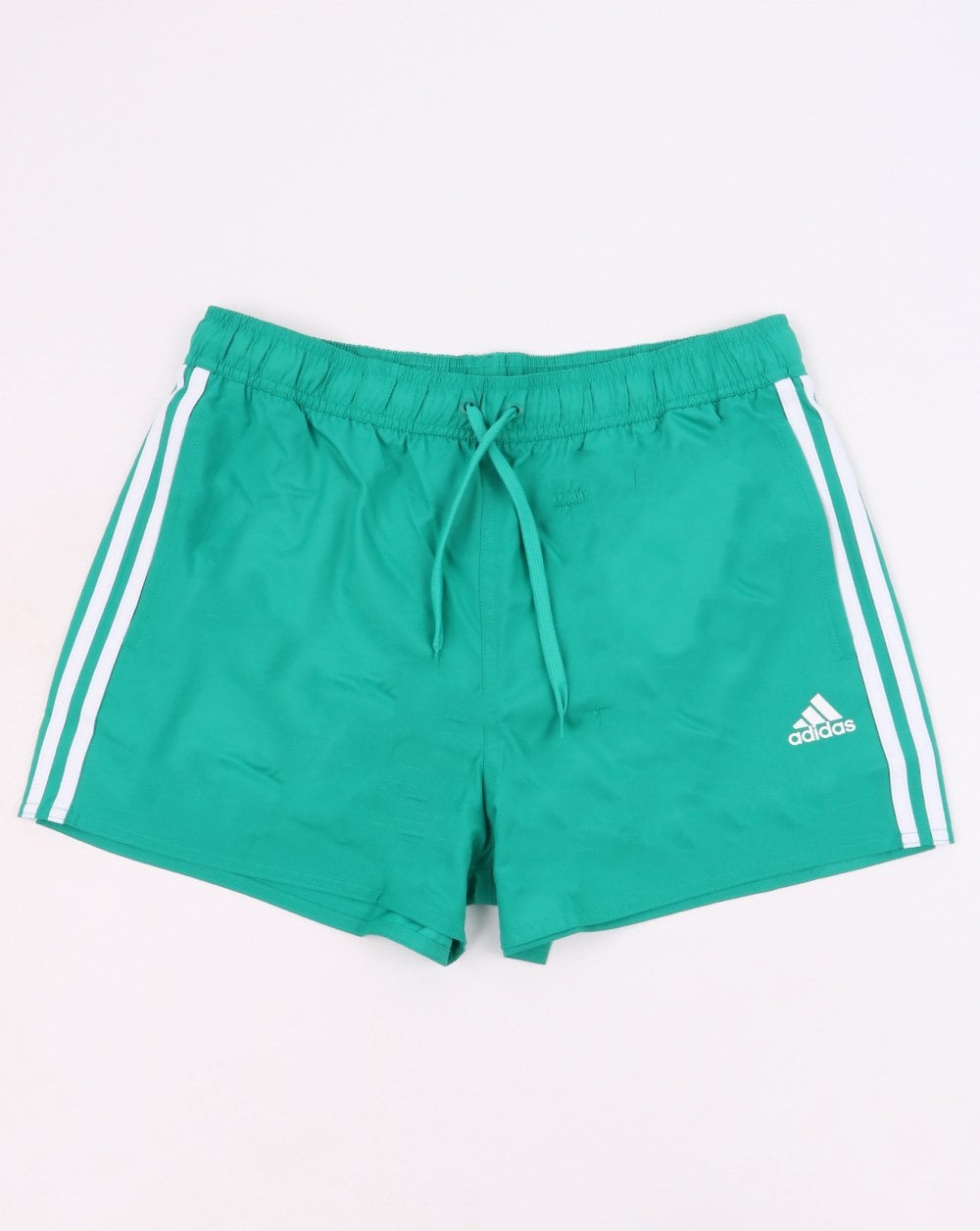 Adidas Originals 3 Stripe Swim Shorts Glory Green