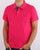 Gant Contrast Collar Polo Shirt Pink/Blue