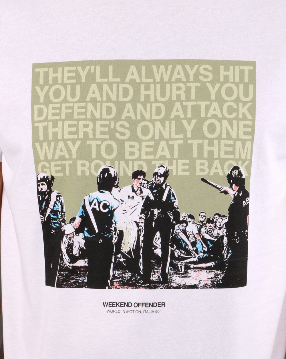 Weekend Offender Fans T-shirt White