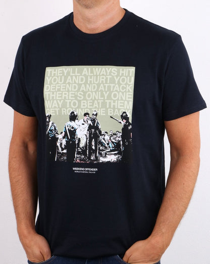 Weekend Offender Fans T-shirt Navy