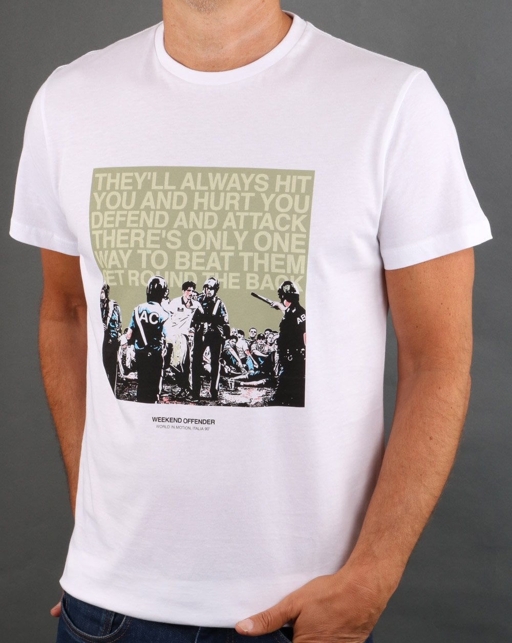 Weekend Offender Fans T-shirt White