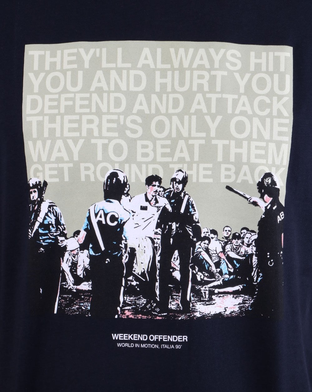 Weekend Offender Fans T-shirt Navy