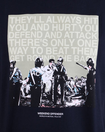 Weekend Offender Fans T-shirt Navy