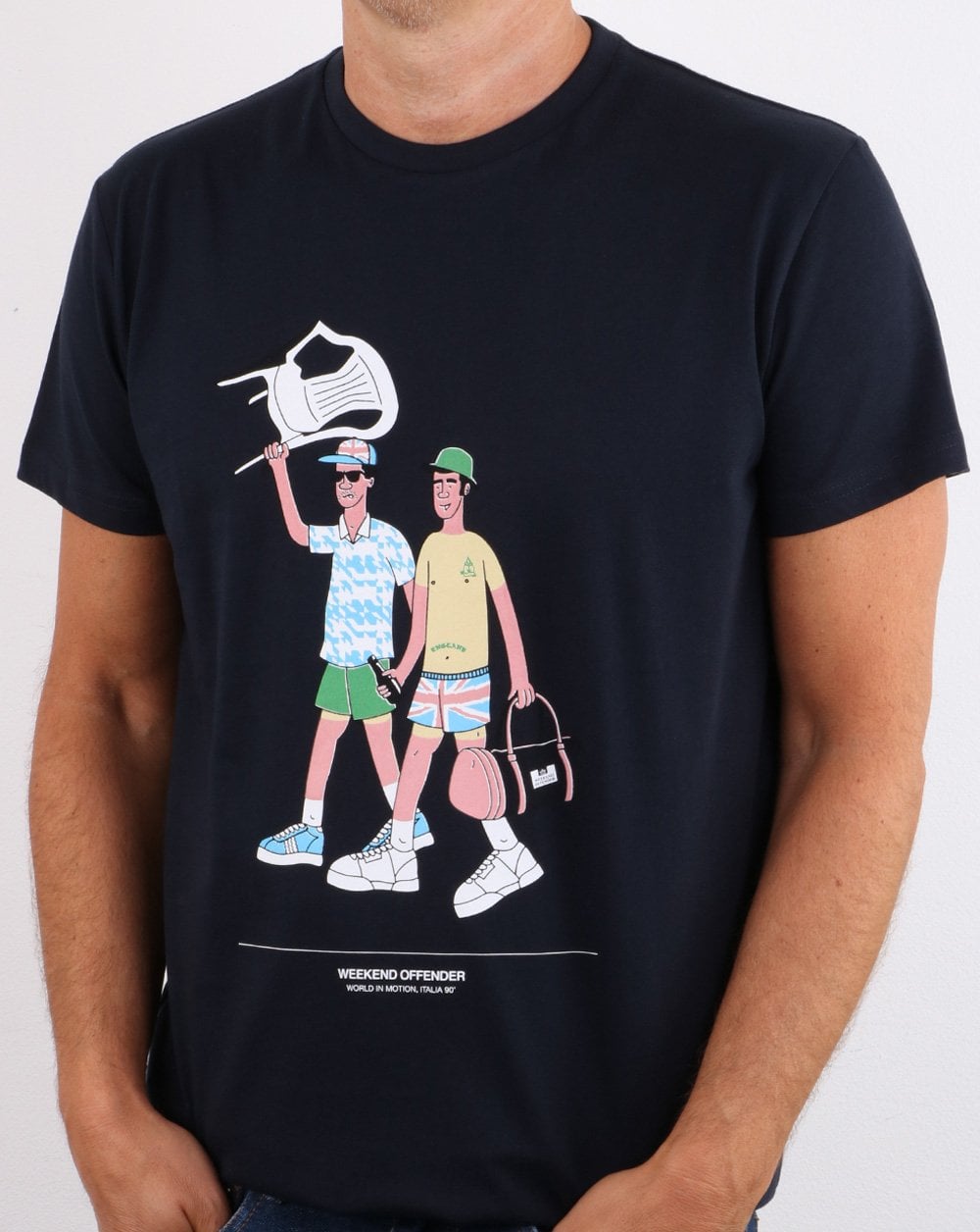 Weekend Offender Chairs T-shirt Navy