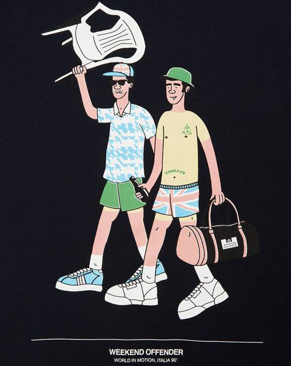 Weekend Offender Chairs T-shirt Navy
