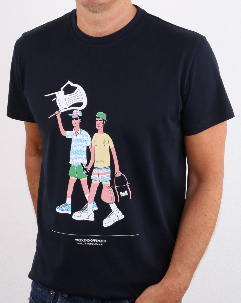 Weekend Offender Chairs T-shirt Navy