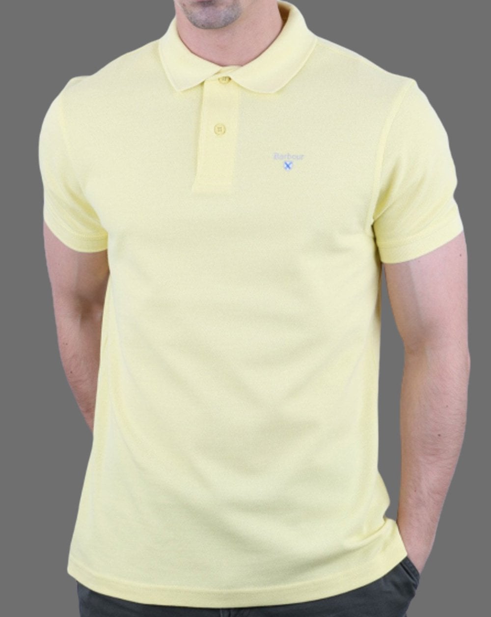 Barbour Sports Polo Yellow