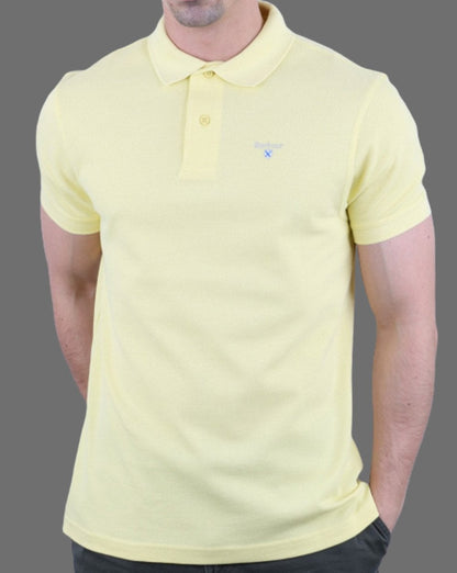 Barbour Sports Polo Yellow