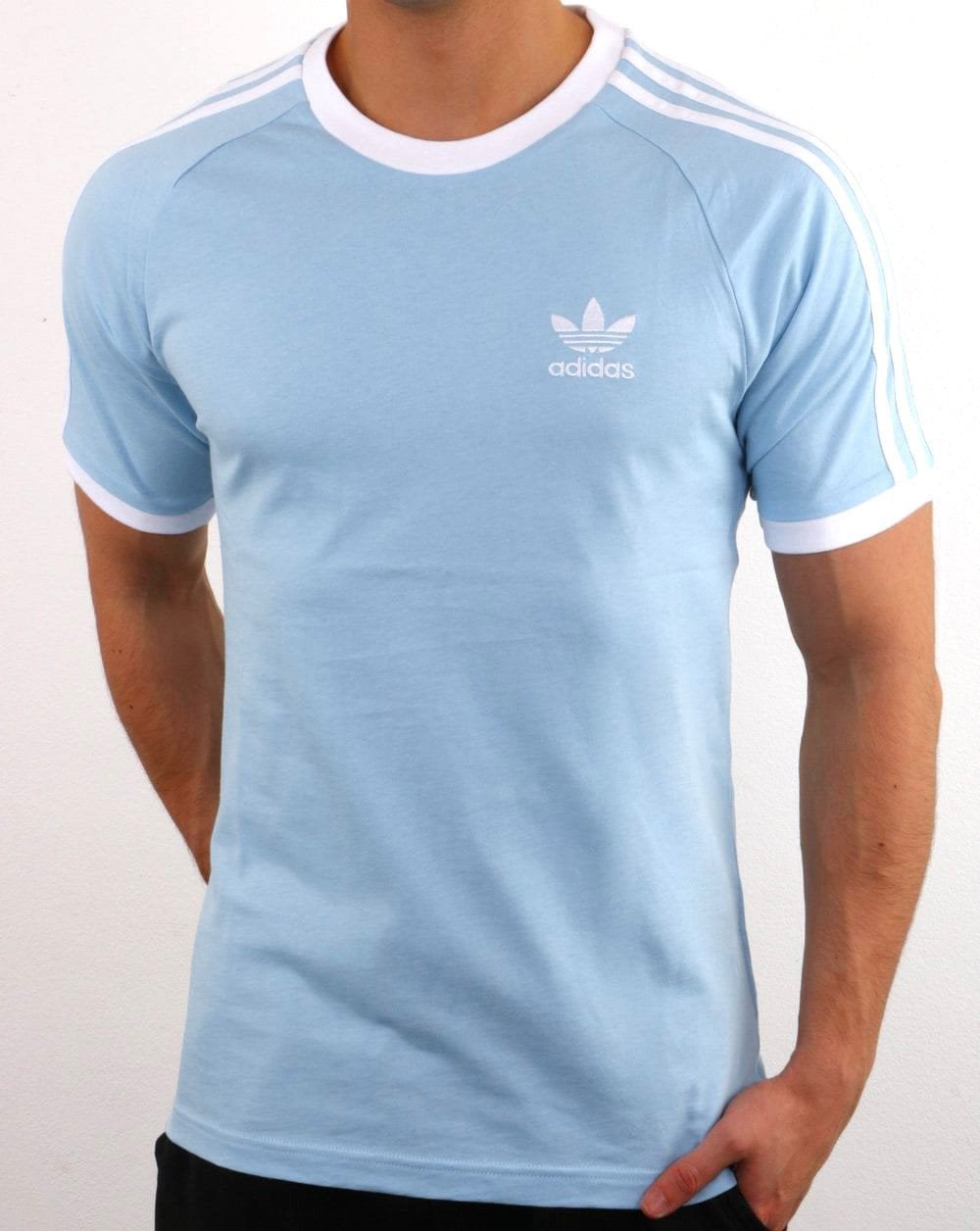 Adidas Originals 3 Stripes T Shirt Sky