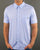 Pretty Green Alba Short Sleeve Shirt Blue