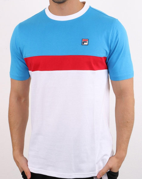 Fila Vintage Colours T-shirt White/Blue/Red