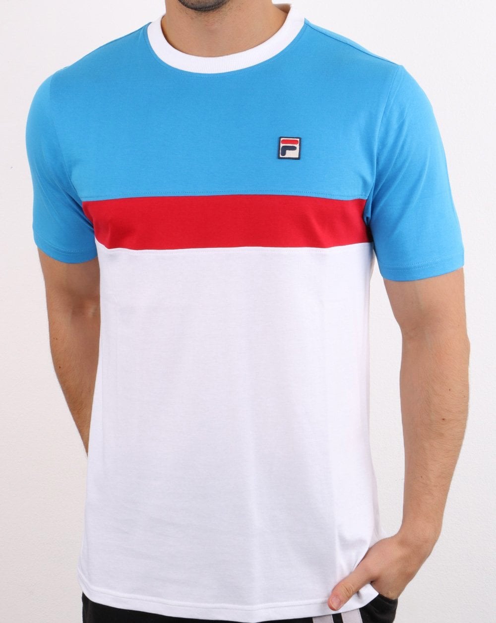 Fila Vintage Colours T-shirt White/Blue/Red