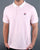 Fila Vintage Contrast Polo Shirt Pink