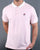 Fila Vintage Contrast Polo Shirt Pink