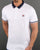 Fila Vintage Contrast Polo Shirt White/Navy