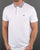Weekend Offender Check Collared Polo Shirt White
