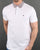 Weekend Offender Check Collared Polo Shirt White