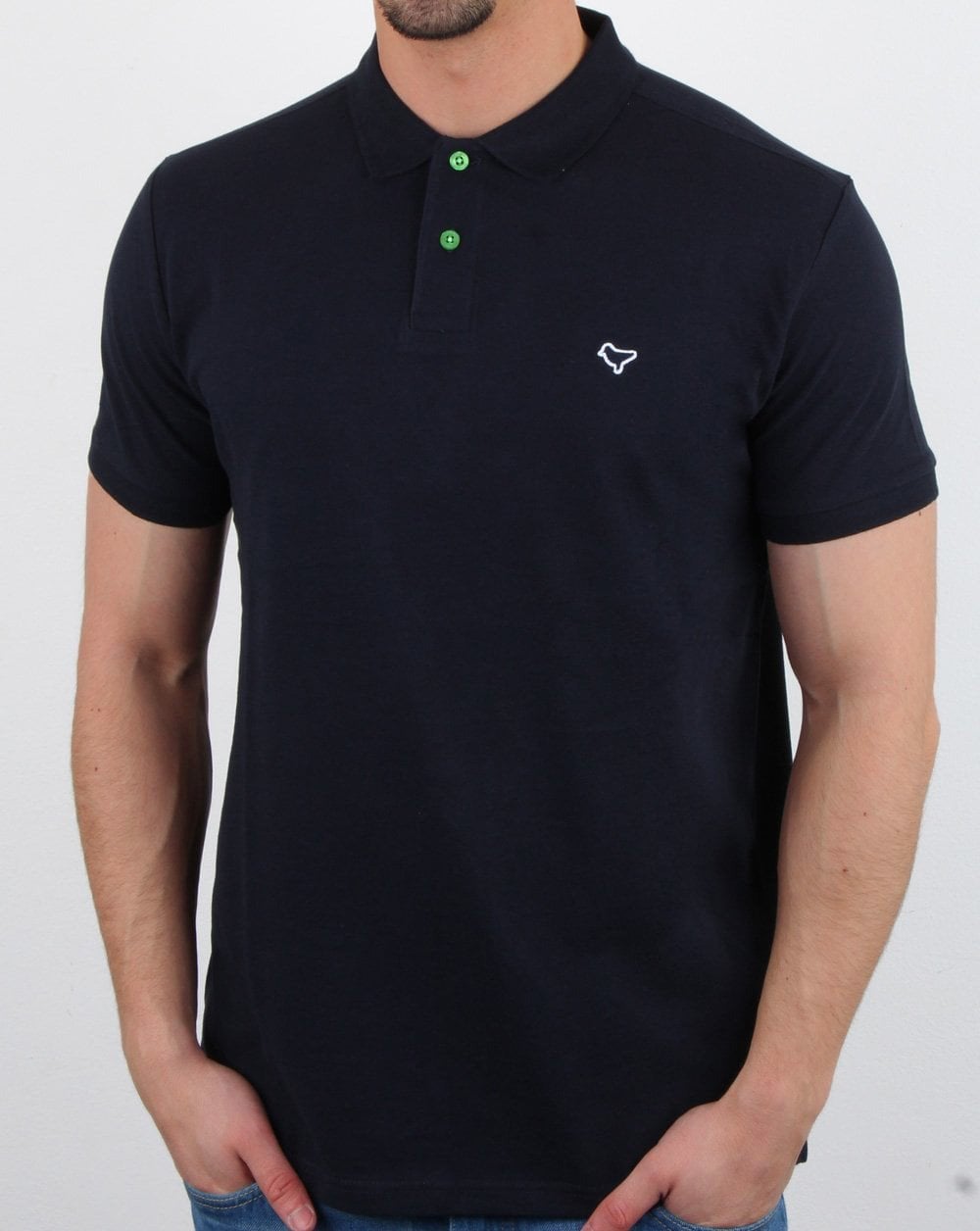 Weekend Offender Dove Polo Shirt Navy