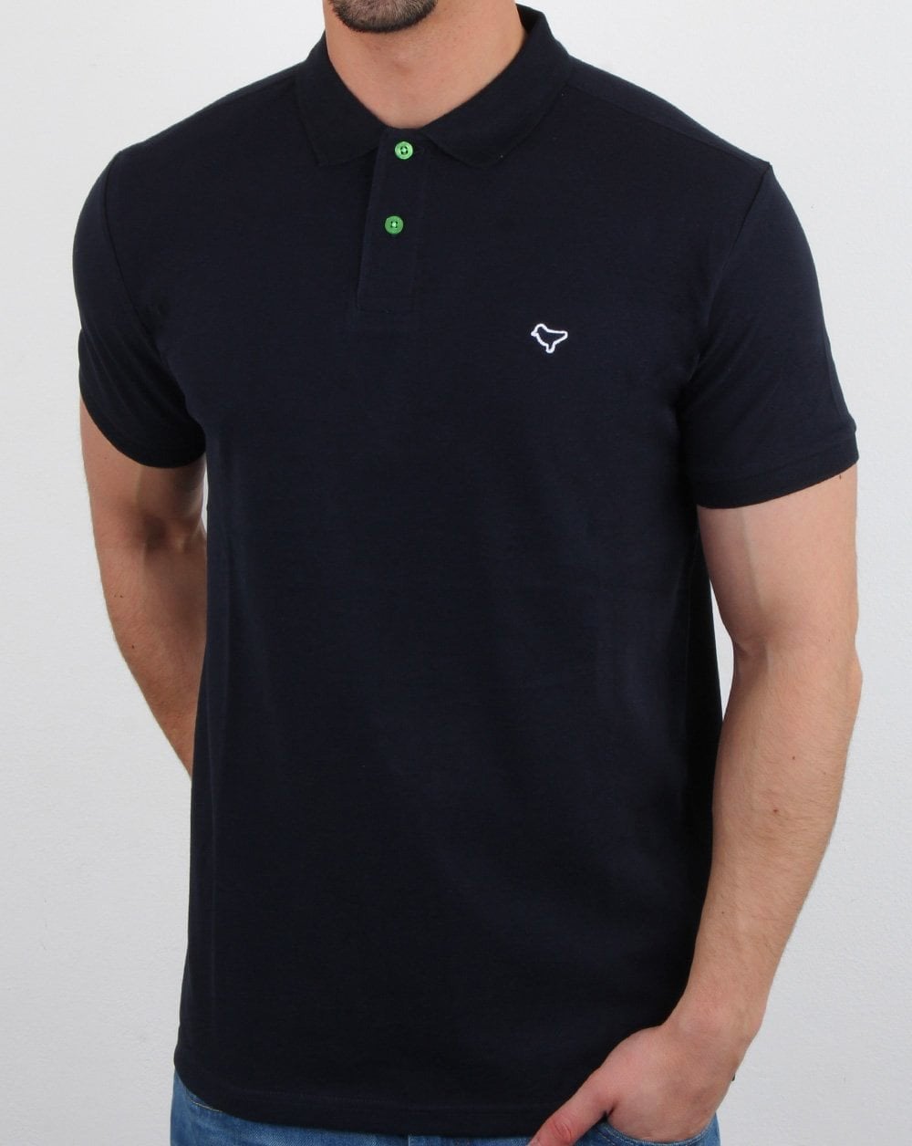 Weekend Offender Dove Polo Shirt Navy