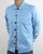 Pretty Green Connor Overshirt Light Blue