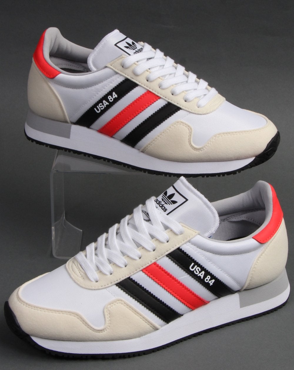 Adidas Usa 84 Trainers White/Black/Red