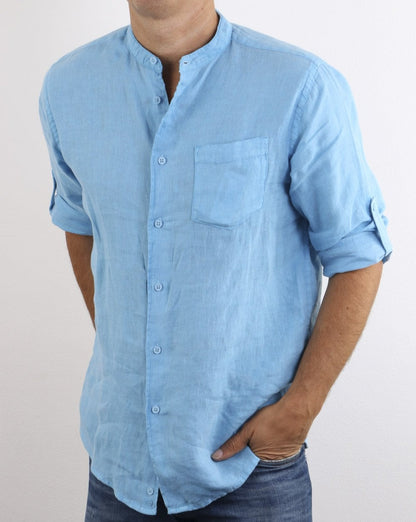 Benetton Long Sleeve Shirt Blue