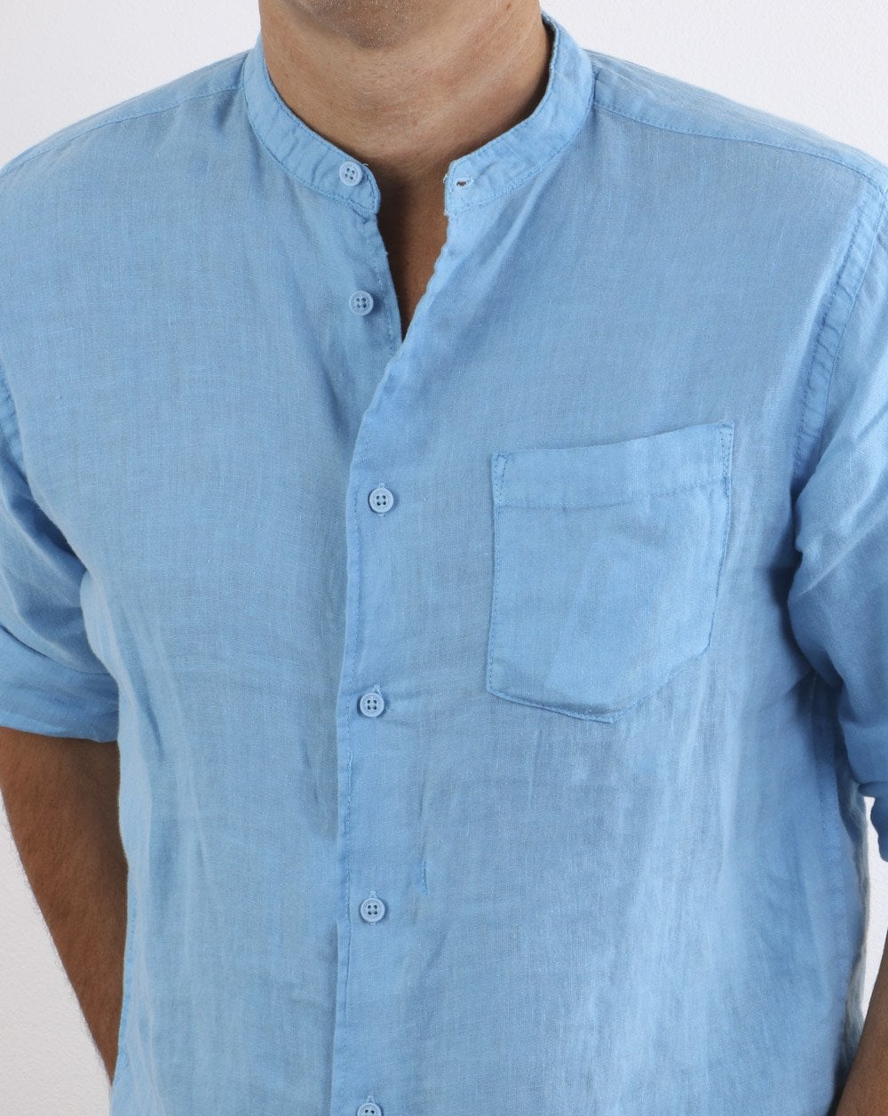 Benetton Long Sleeve Shirt Blue