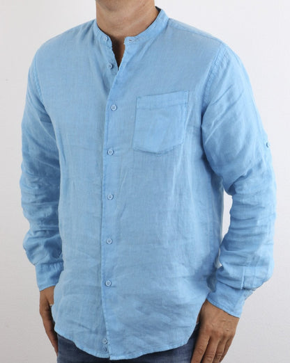 Benetton Long Sleeve Shirt Blue