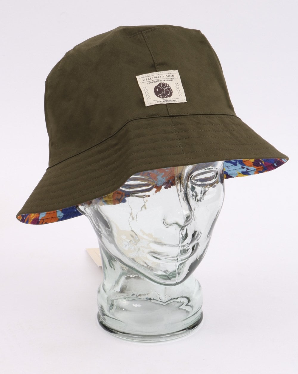 Pretty Green Reversible Camo Bucket Hat
