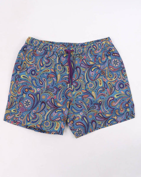 Pretty Green Festival Paisley Swim Shorts