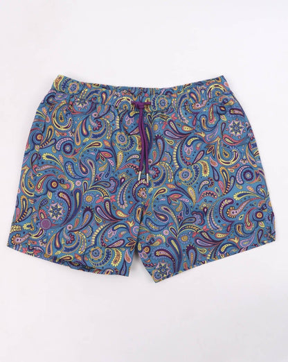 Pretty Green Festival Paisley Swim Shorts
