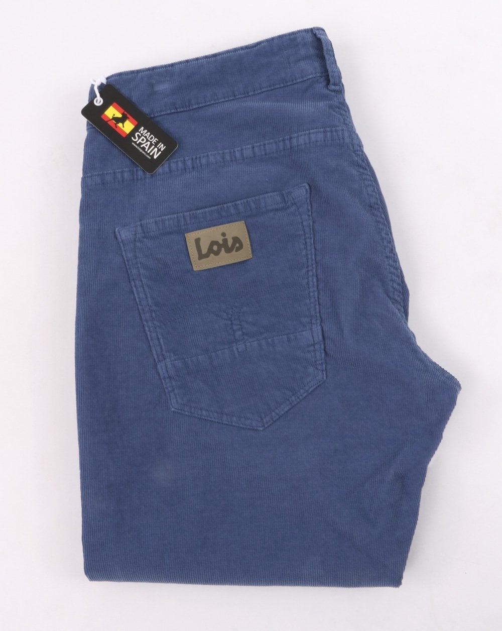 Lois Sierra Needle Cords Fresh Blue