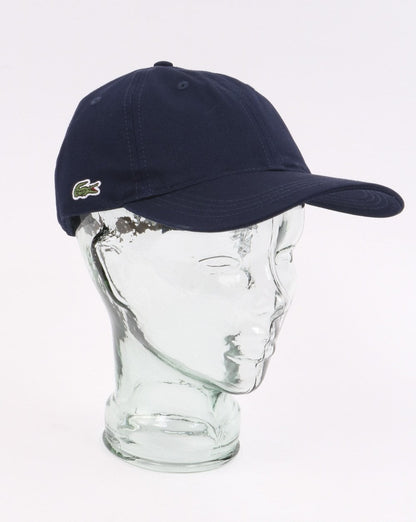 Lacoste Contrast Strap Cotton Cap Navy