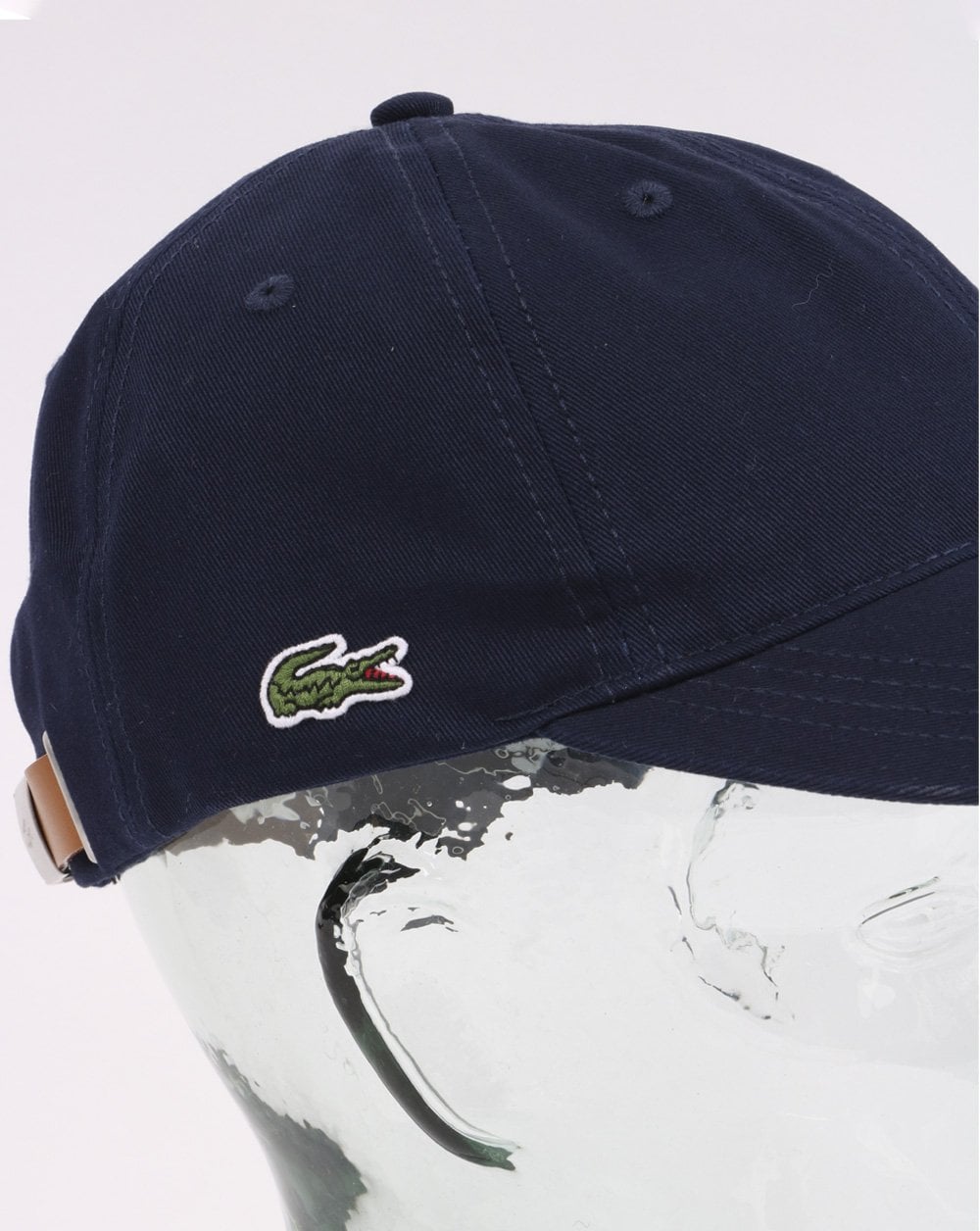 Lacoste Contrast Strap Cotton Cap Navy