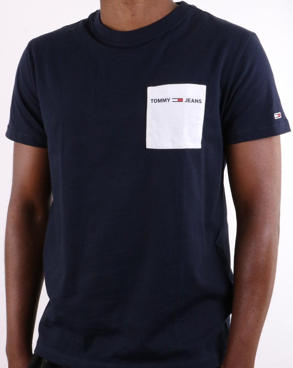Tommy Hilfiger Contrast Pocket T-shirt Twilight Navy/white