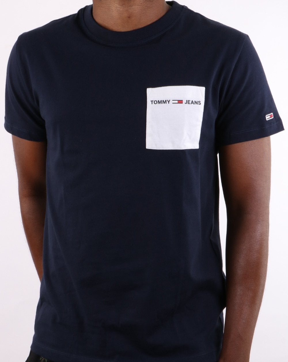 Tommy Hilfiger Contrast Pocket T-shirt Twilight Navy/white