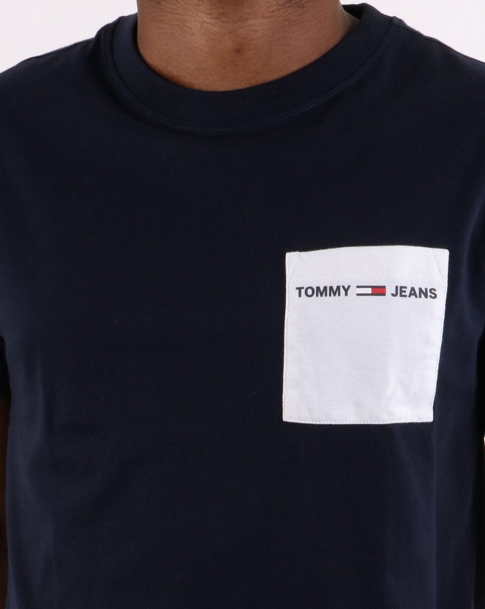 Tommy Hilfiger Contrast Pocket T-shirt Twilight Navy/white
