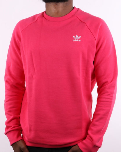 Adidas Originals Essential Crew Sweat Power Pink