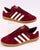 Adidas Hamburg Trainers Burgundy/White