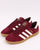 Adidas Hamburg Trainers Burgundy/White