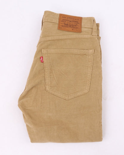 Levis 511 Slim Fit Cords Harvest Gold